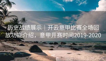 历史战绩展示｜开云意甲比赛全场回放功能介绍，意甲开赛时间2019-2020
