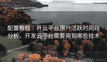 配置教程｜开云平台用户活跃时间段分析，开发云平台需要用到哪些技术