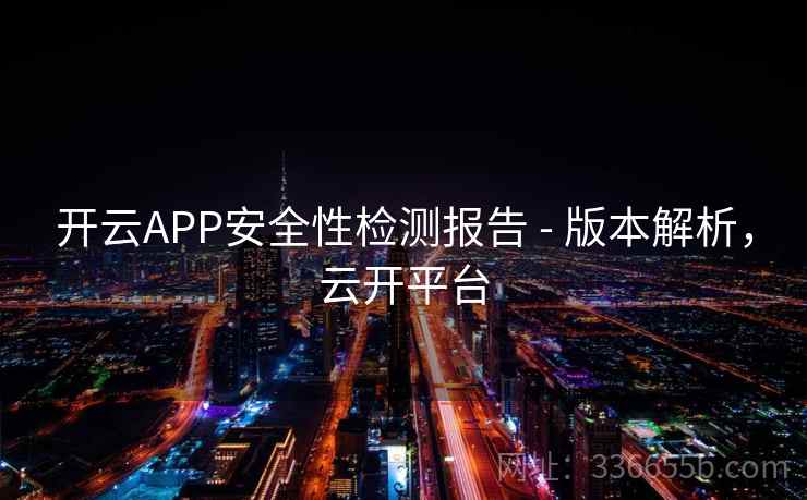 开云APP安全性检测报告 - 版本解析，云开平台