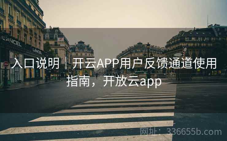 入口说明|开云APP用户反馈通道使用指南,开放云app 入口说明|开云APP用户反馈通道使用指南,开放云app